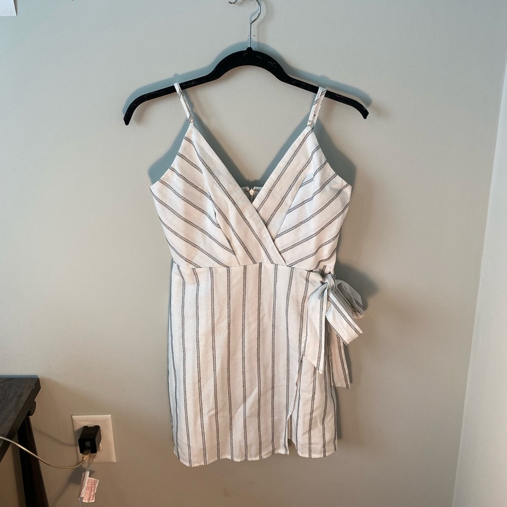 Striped mini dress